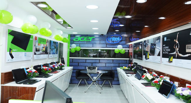 Acer Exclusive Showroom in Mount Road , Chennai, India