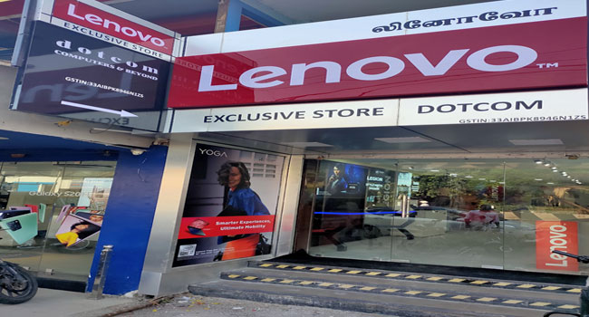 Lenovo Exclusive Showroom in Ambattur, Chennai, India